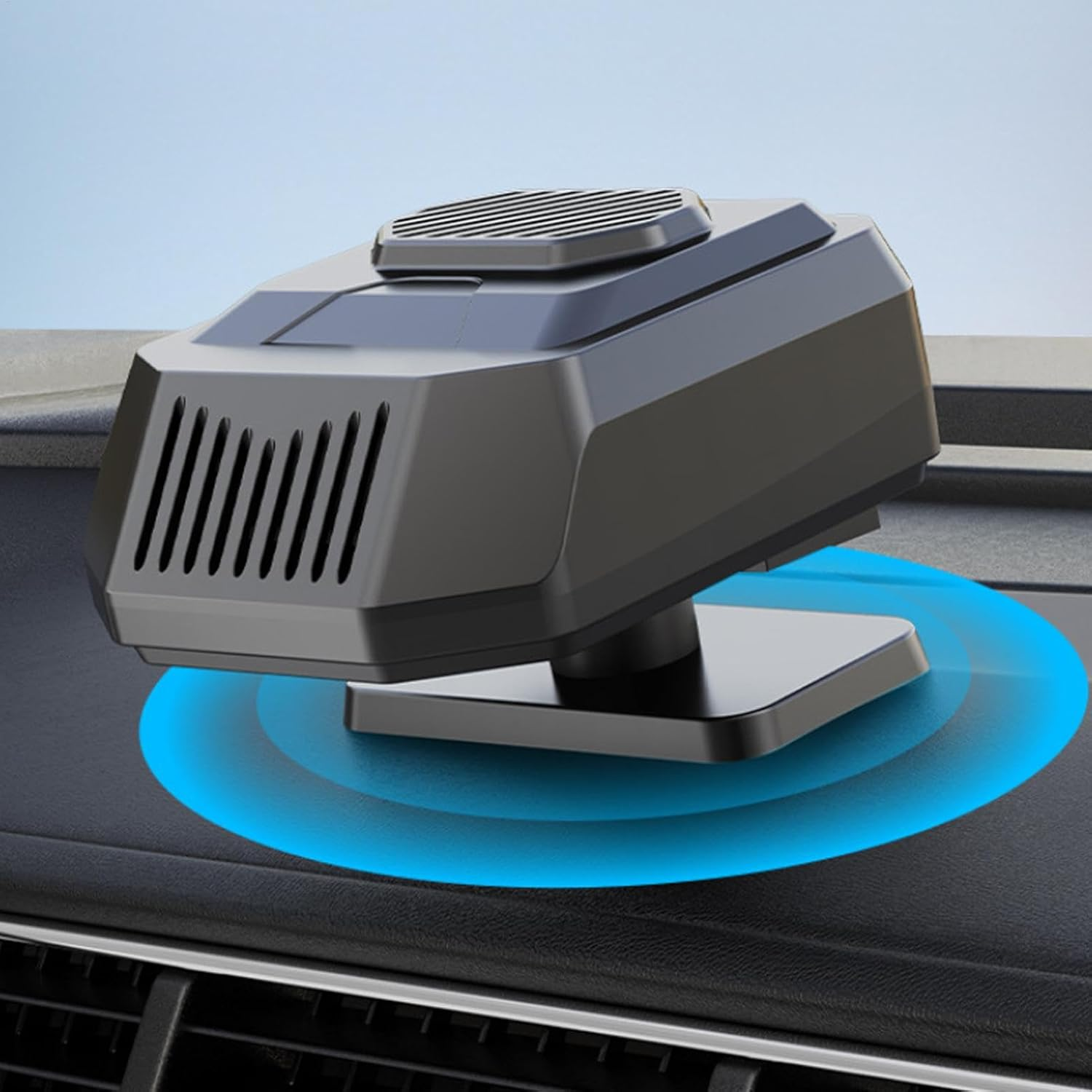 Tuxuseo Portable Car Heater, Car Heater for , 12V/24V Window Defroster Portable Car Heater, Adjustable Fan, Electric Heater, Windscreen Defrost Defogger for and Truck image number 5