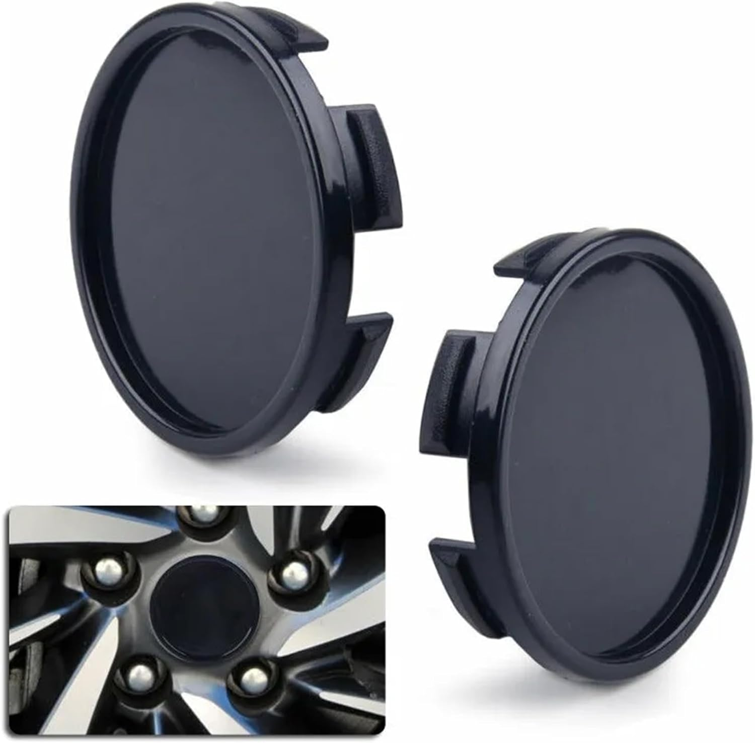 Alriedy Set of 4 Wheel Hub Caps 75 Mm for Mercedes Wheel Hub Caps ABS Rim Caps Robust Wheel Centre Caps for Car Tyres Universal Wheel Hub Cover Other75 Mm Wheels image number 4