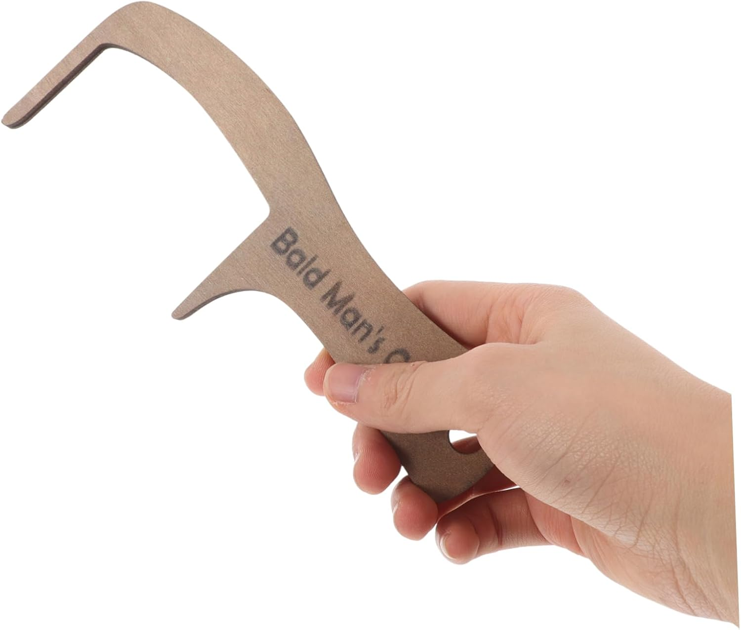 OSOLADY Funny for Unique Grooming Tool for Hair Loss No Teeth Brush Valentine Day for Men for Hair Types image number 4