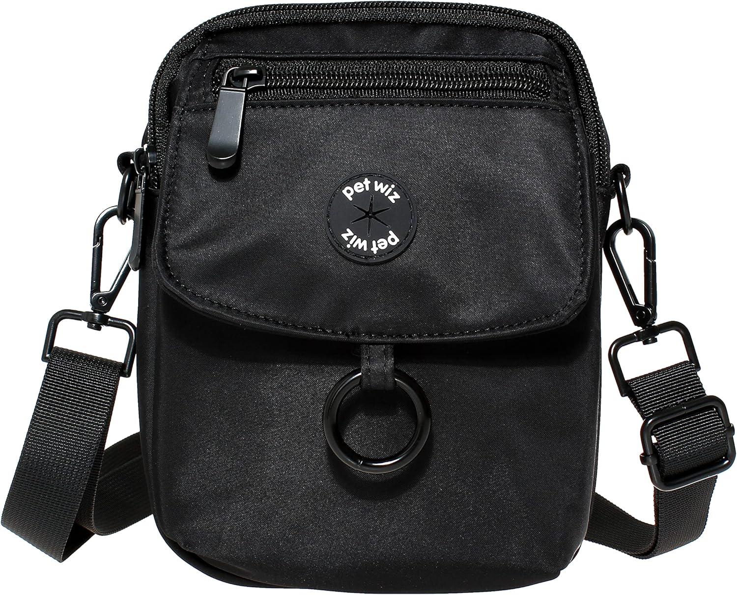 Pet Wiz Dog Walking Bag with Adjustable Strap (Slim & Lightweight Dog Walking Bag - Beige) image number 6