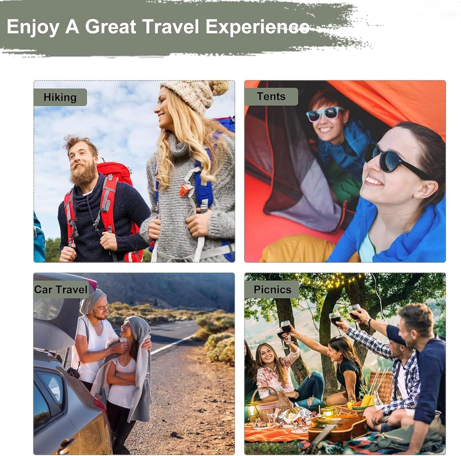 Self Inflating Sleeping Pad, Lightweight Portable Inflatable Camping Lightweight Air Mattress Foam Mattress Sleeping Mat for Tent Camping