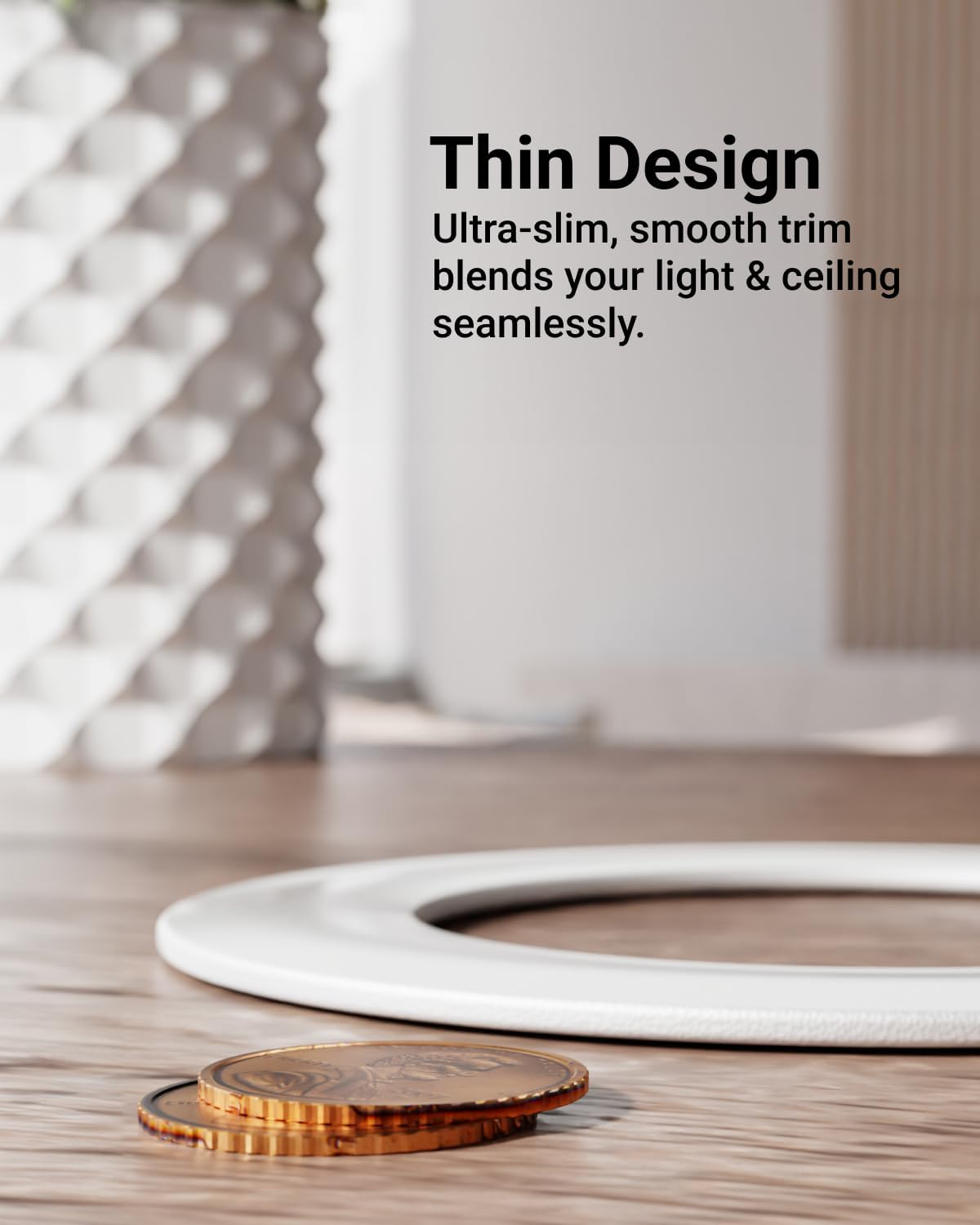 Sunco 12 Pack Goof Rings for 4 Inch Recessed Lights White Can Light Goof Trim Ring, Outer Diameter 6.7-Inch, Inner Diameter 4.25-Inch, Durable Plastic Design, Matte Finish, Flush Mount image number 4