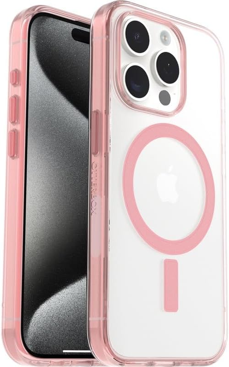 Otterbox Clear Case Series with Magsafe for Iphone 15 Pro, Shockproof, Drop Proof, Ultra-Slim, Protective Case, 3X Tested to Military Standard, Anemone - Mako image number 5