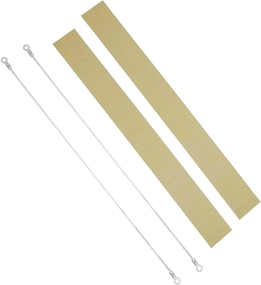 10 PCS Sealer Replacement Element Grip and Teflon Cloth Heat Seal Strips, Square Element Grip,Impulse Sealer Repair Kit,For Most Hand Sealers image number 1