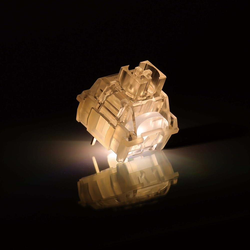 TTC Frozen Silent V2 Switch, Transparent RGB Pre-Lubed Silent Linear Mechanical Keyboard Switch(110Pcs) image number 6