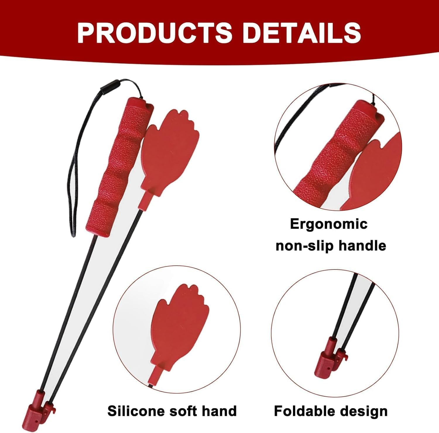 Collapsible Portable Dog Training Stick, 1Pc Foldable Puppy Training Pole, Collapsible Durable Dog Training Whip, Foldable Puppy Training Stick Pole with Anti-Slip Handle image number 4