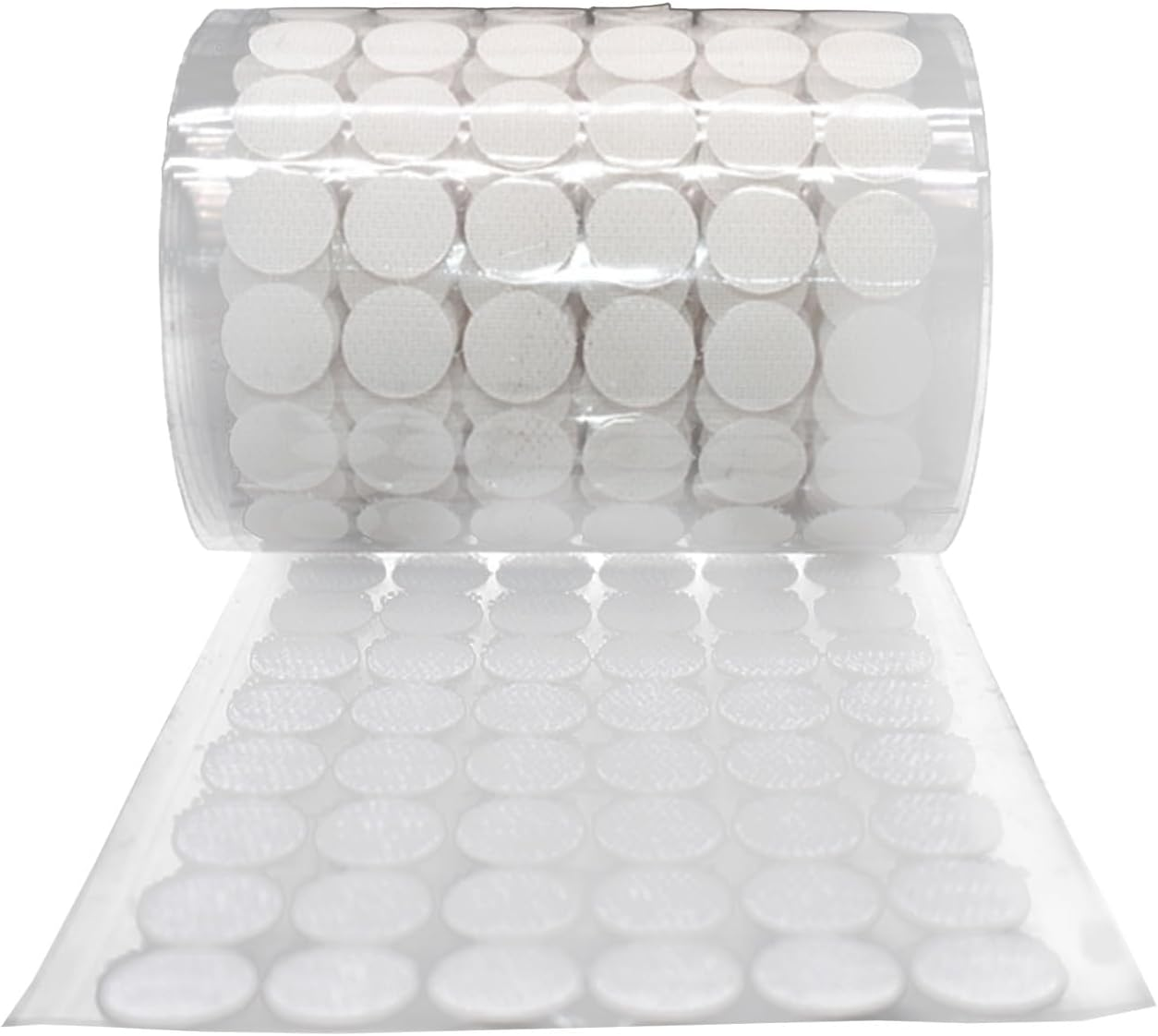 1000Pcs Velcro Dots,15Mm White round Glue Dots, Double-Sided Adhesive Hook and Loop with Self-Adhesive Backing, Suitable for Handicrafts, Schools, Homes, and Offices image number 2