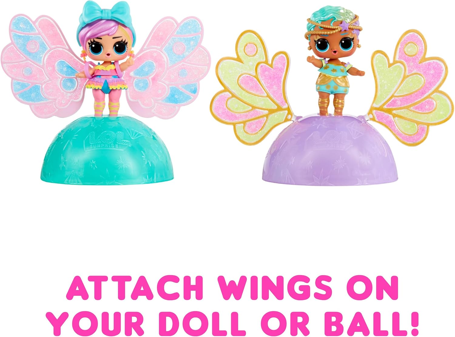 L.O.L. Suprise! Fairies Tots - Includes 1 Doll, Blind Packaging, 8 Dolls to Collect, Customise Fairy Wings for Your Tots, Ideal Present for Kids Ages 4+