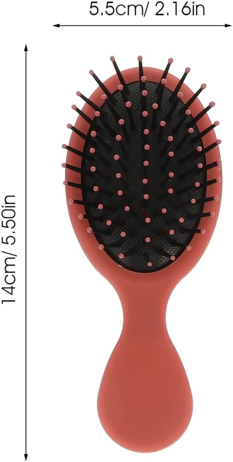 Healeved Travel Hair Brush Set 6-Piece Mini Detangling Brush for Wet Hair Soft and Gentle for on the Go and at Home image number 2