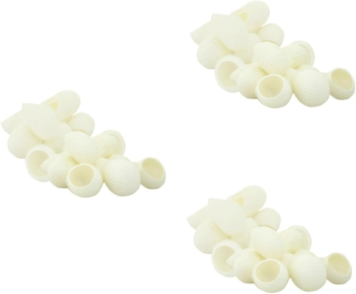 600Pcs Natural Silkworm Face Scrub Balls Care Exfoliator for Blackhead Removal