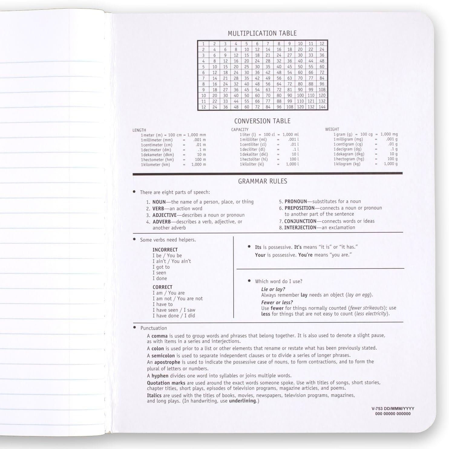 Mead Composition Notebooks, 12 Pack, Wide Ruled Paper, 9-3/4" X 7-1/2", 100 Sheets per Comp Book, Black Marble (72936)