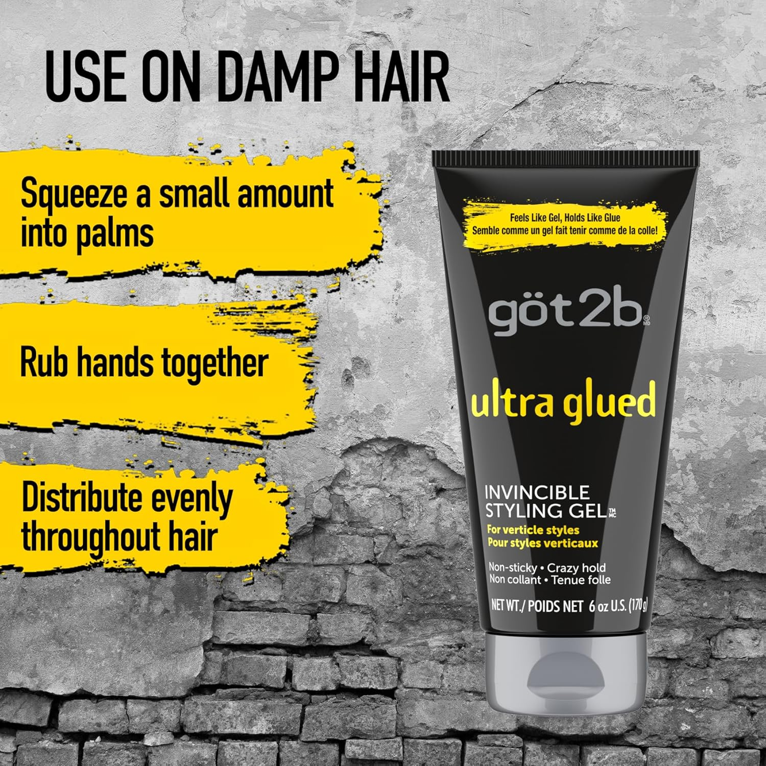 Got 2B Glued Ultra Styling Gel 6 Ounce (177Ml) image number 4
