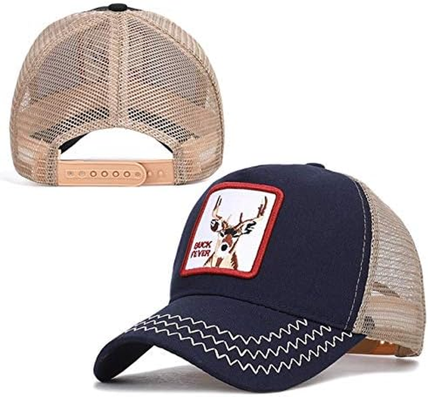 QOHNK Baseball Cap Fashion Unisex Mesh Cap Animal Baseball Hats Men Women Commuting Outdoor Travel Hats - A image number 6