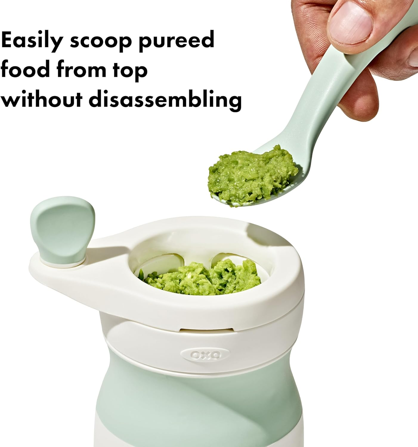 OXO Tot Mash Maker Baby Food Mill - Opal image number 2