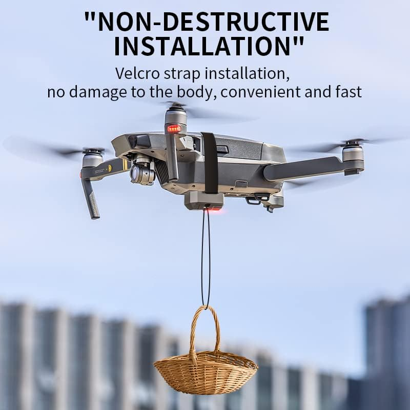 Drone Airdrop System, Release Device, Airdropper, Drone Accessories, USB Charge, 2.4G Remote, Compatible with DJI Mini 3 Pro、2、Se、Mavic Mini、Mavic Pro、Mavic Air、Fimi X8SE image number 2