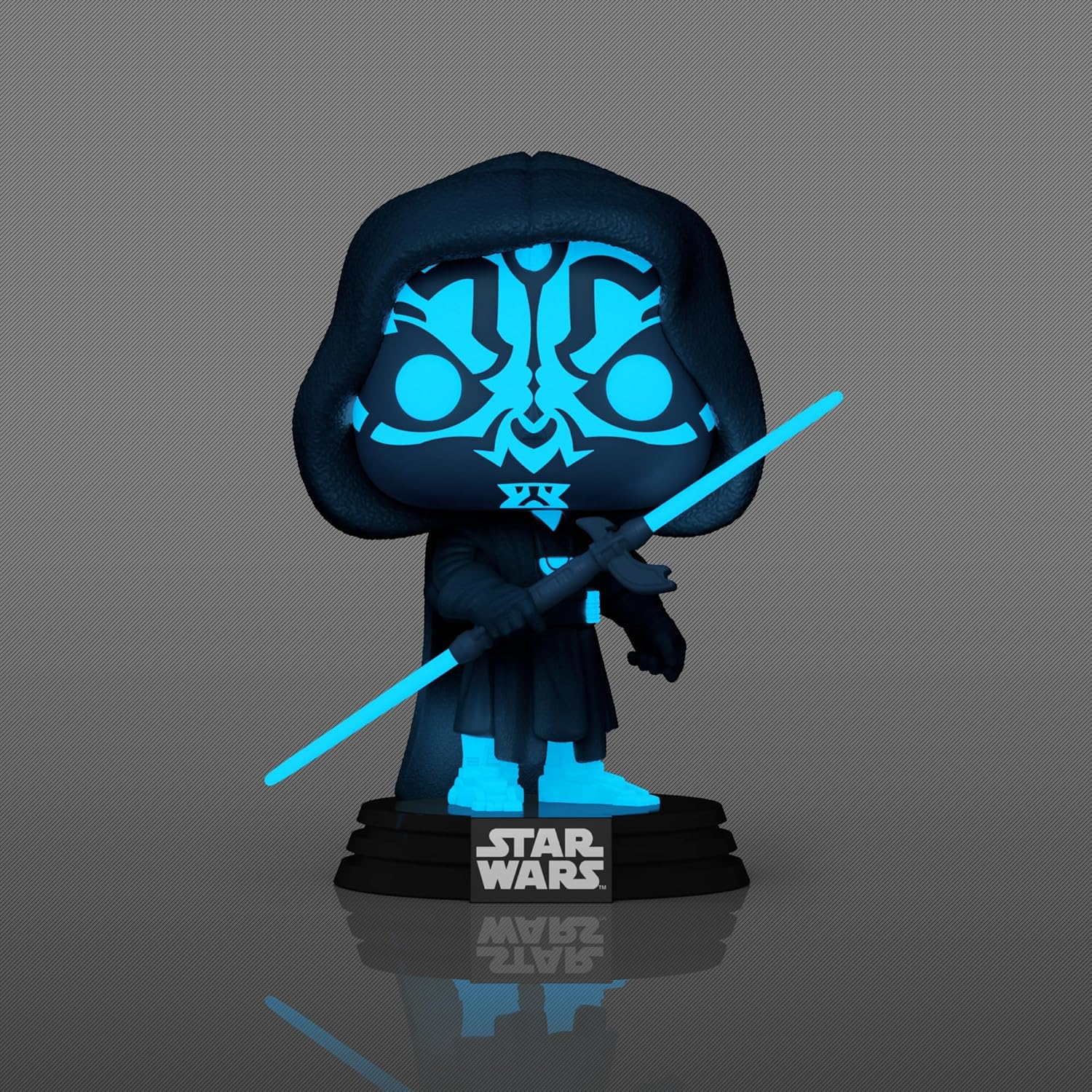 Funko Star Wars Darkside Darth Maul (Hologram) US Exclusive Glow Pop Vinyl Figure image number 2