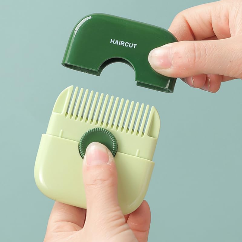 LAKYMIE Thinning Knife Comb Hair Trimmer Double Sided Hair Thinning Comb Thinning Comb with Cover Portable for Cutting Styling Hairdresser image number 2