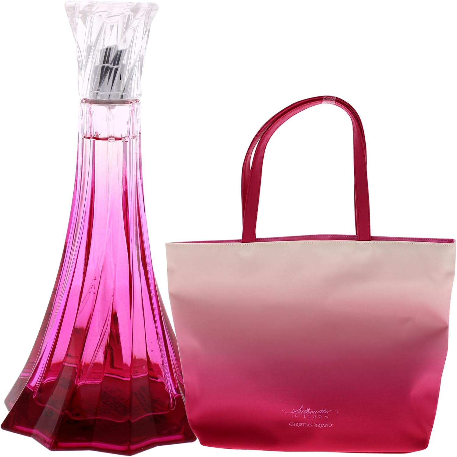 Silhouette in Bloom by Christian Siriano for Women - 2 Pc Gift Set 3.4Oz EDP Spray, Pink Tote Bag image number 1