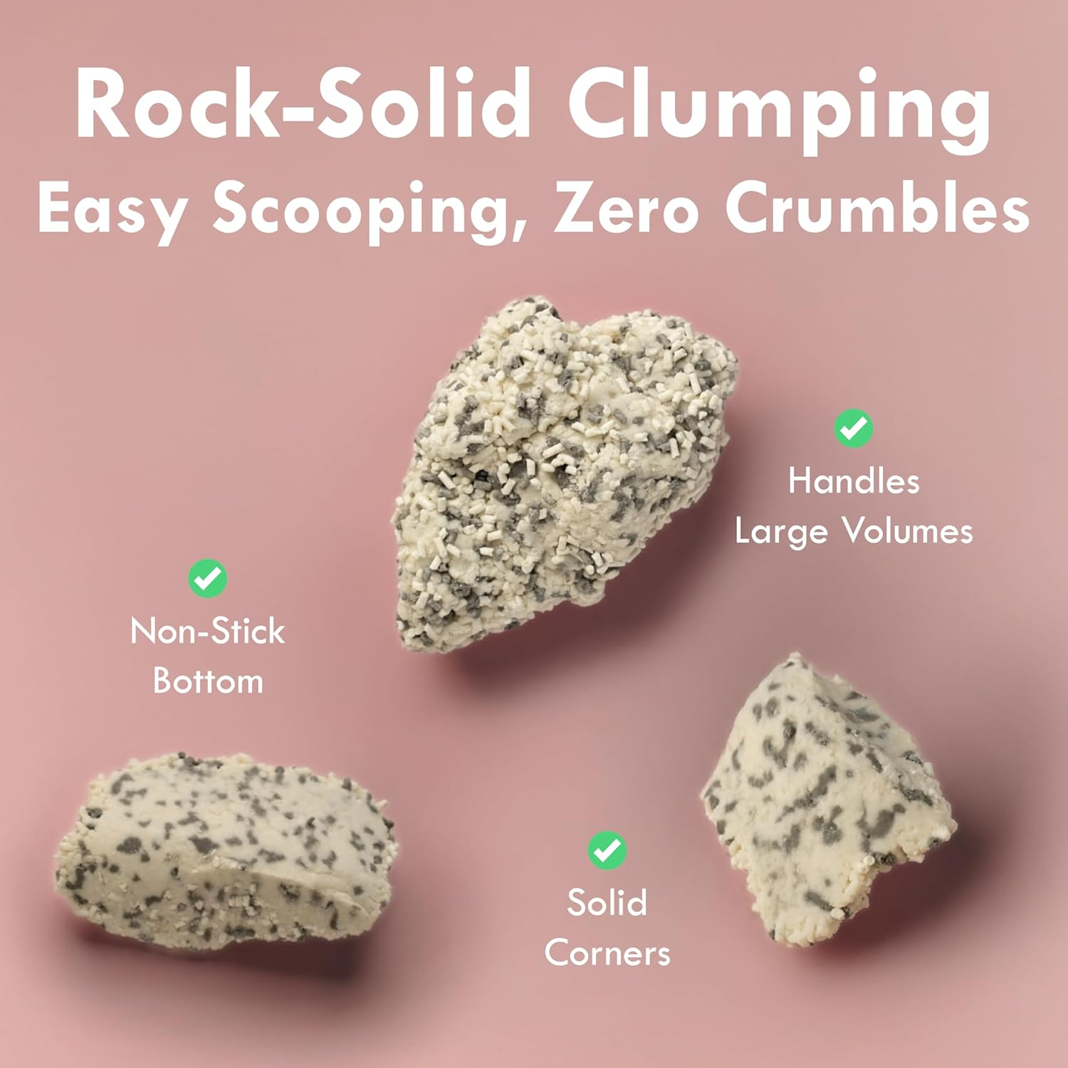 Lady N Tofu Cat Litter, Strong Clumping Ultra Absorbent Natural Litter, Dust-Free Low Tracking Cat Litter Pellets, Enviro-Probiotic and Activated Carbon for Odor Control 18Lb (Boba Tea+ Unscent) image number 4