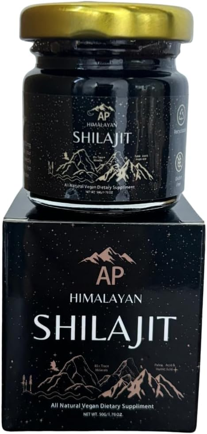 FIME. Pure Himalayan Shilajit Resin - Shilajit for Health & Vitality - 100% Pure Shilajit from the Himalayas - Rich in Minerals & Fulvic Acid - Ideal for Energy, Immune Support (30G) (30 Gram)