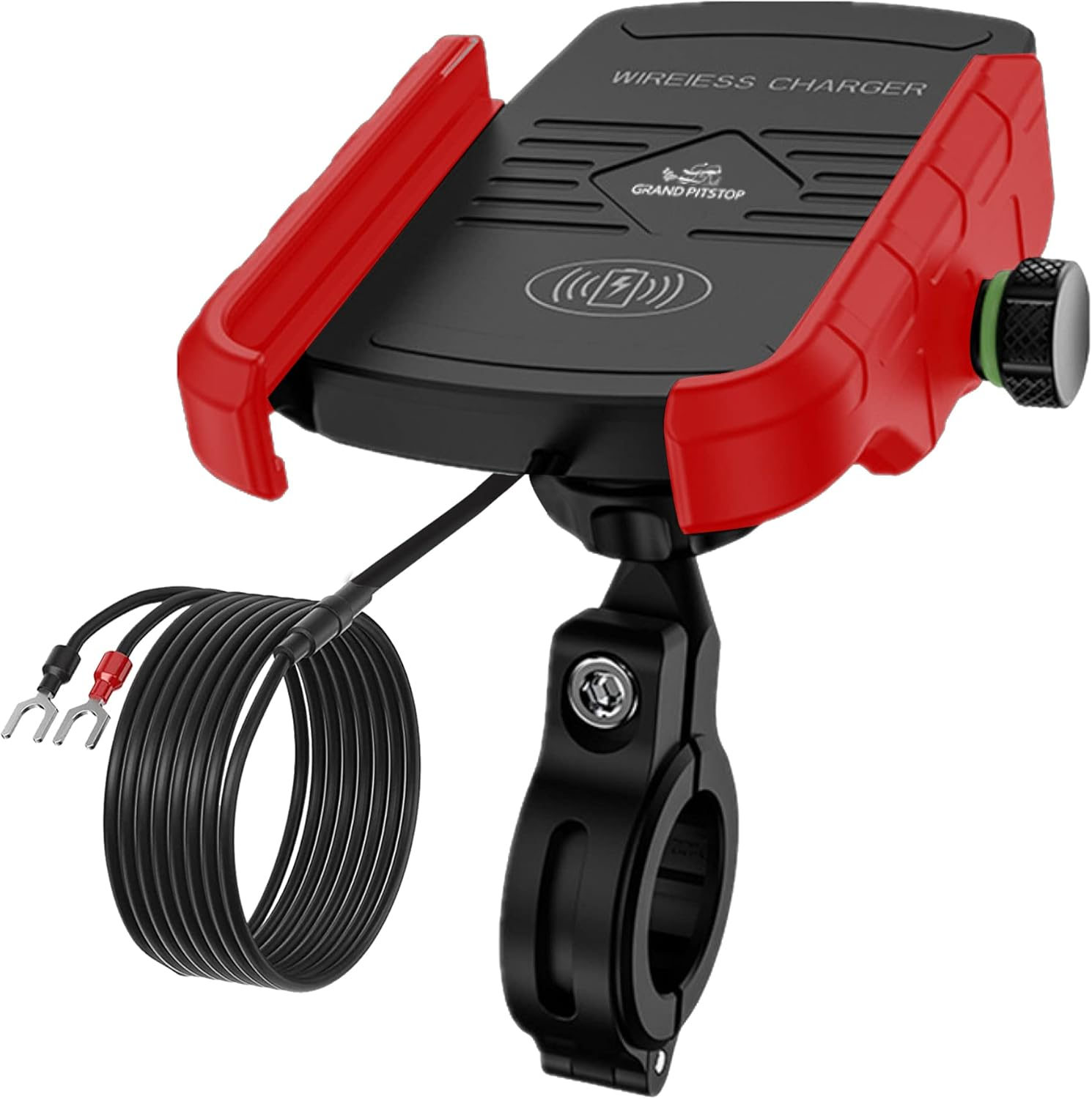 GRAND PITSTOP Motorcycle Phone Mount, 1Sec Auto Lock 100Mph Military Anti-Shake Bike Phone Holder, 10Sec Quick Install Handlebar Phone Mount, Compatible with Iphone, Samsung, All Phone image number 4