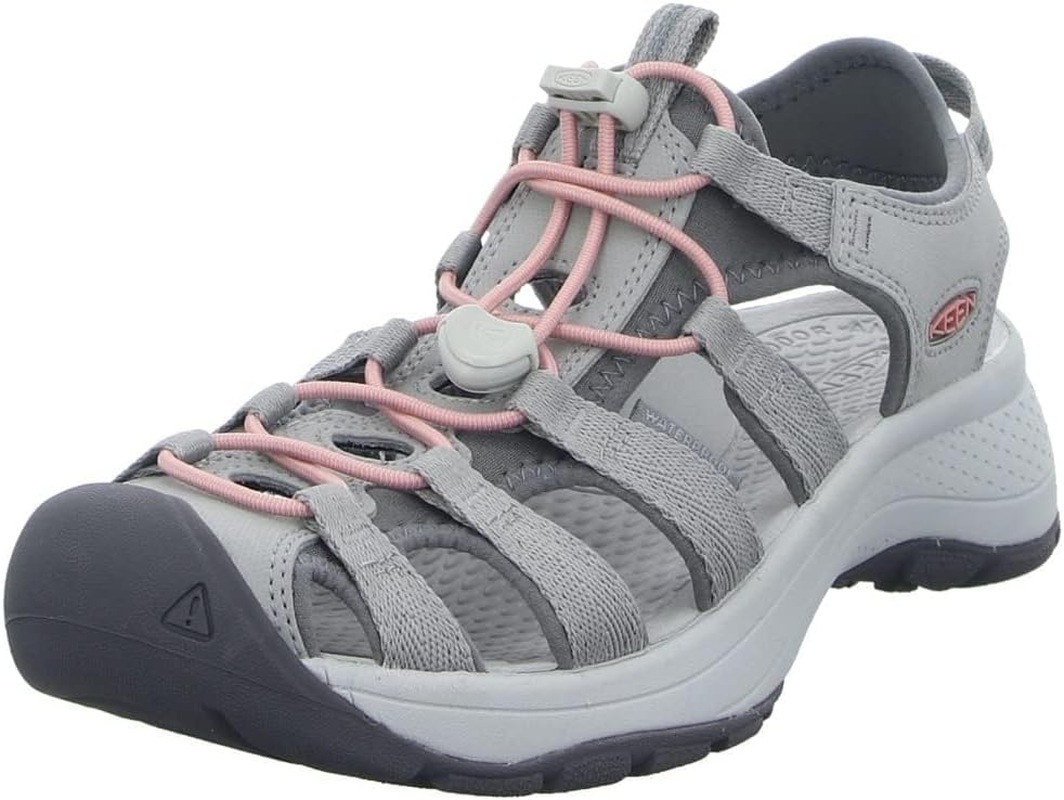 KEEN Women'S Astoria West Sandal, Grey Coral, 8.5 US