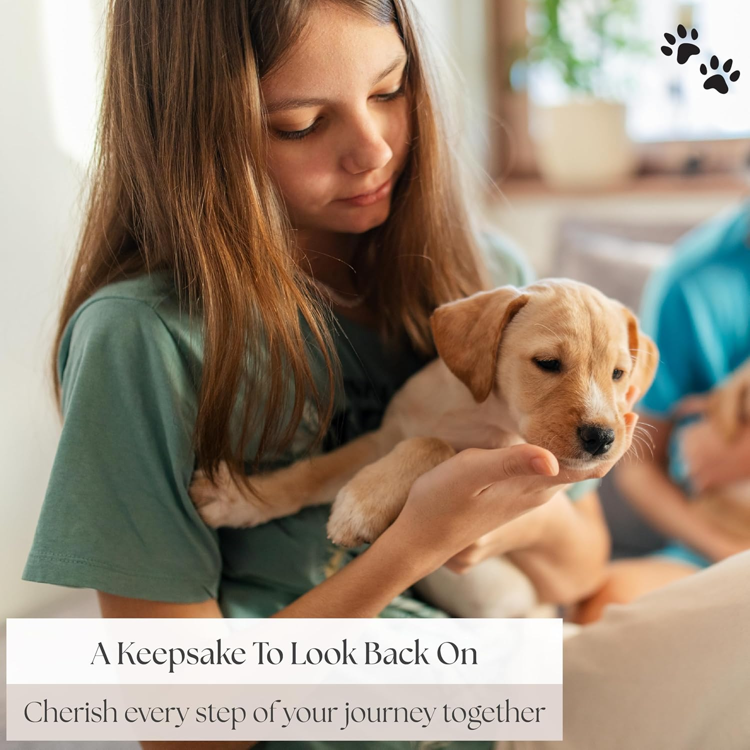 New Puppy Gift &ndash; Dog Memory Book & Keepsake Photo Album | Thoughtful Gift for New Puppy Owners, Dog Mums & Dads | Puppy Planner, Diary & Scrapbook