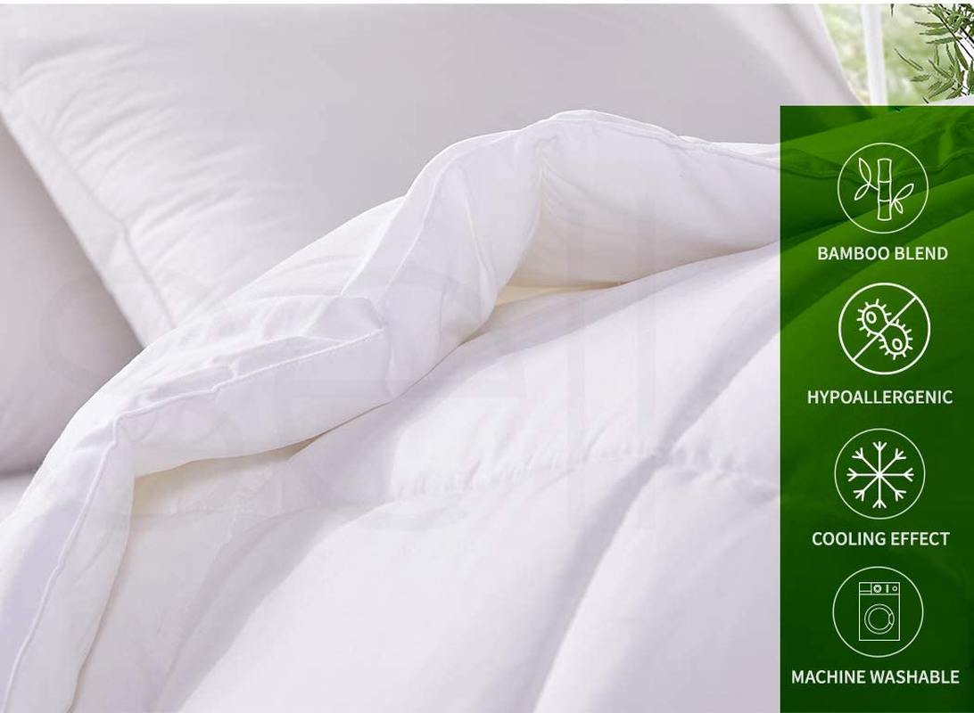 Dreamz Quilts Bamboo Quilt Winter All Season Bedding Duvet Queen Doona 700GSM image number 4