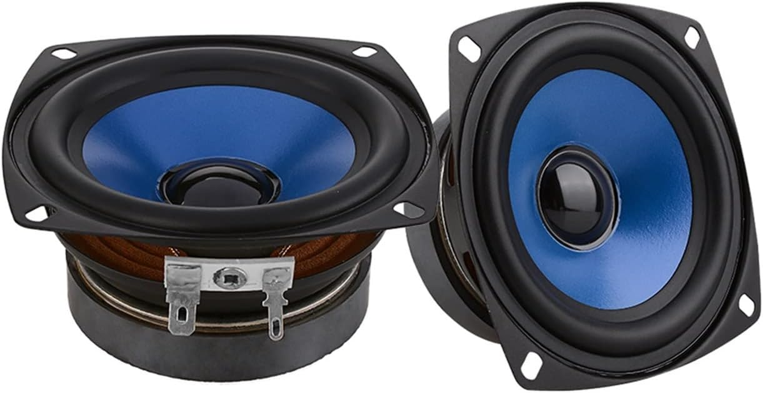 TGMGADANTV 2Pcs 3.5 Inch Full Range Audio Speakers Portable Sound Music Speaker 4 Ohm 20 W Loudspeaker Column DIY Home Theater Bookshelf Speaker image number 4