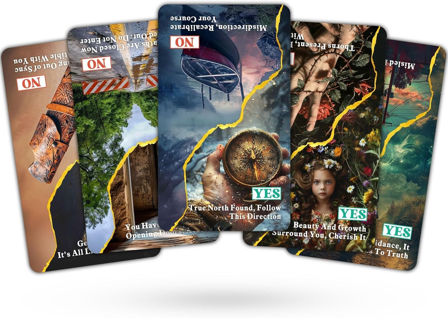 Yes or No Oracle Cards, Clarifying Life Situations Oracle Deck, Oracle Cards for Beginners, Simplify Your Decisions Instantly image number 5