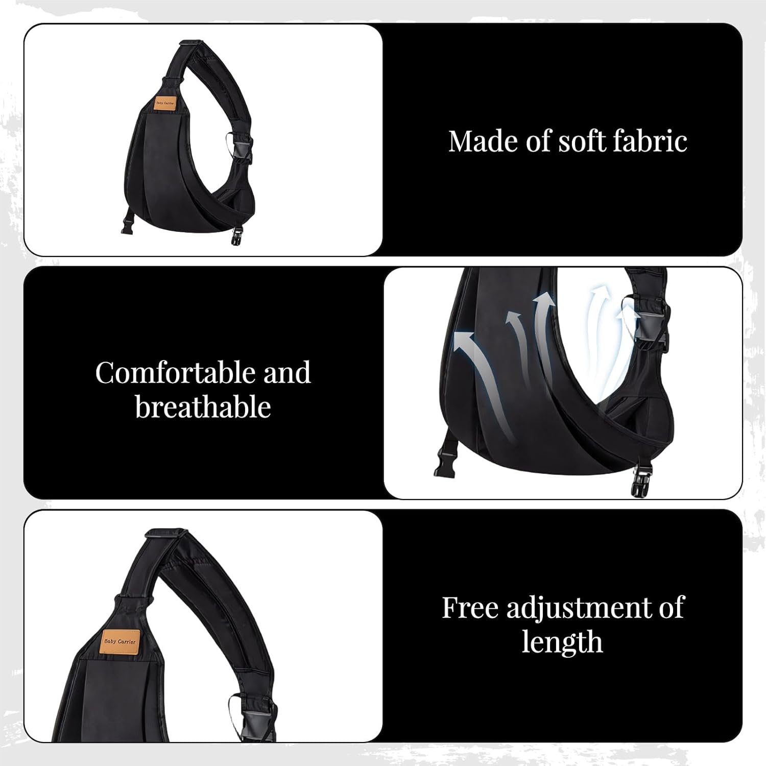 Toddler Carrier, 1 Pcs Baby Sling Carrier, Adjustable Toddler Sling Carrier, Multifunction Ergonomic Baby Carrier, 0-3 Years Old Babies Non-Slip Side Waist Sling for Shopping Travel Outdoor image number 2