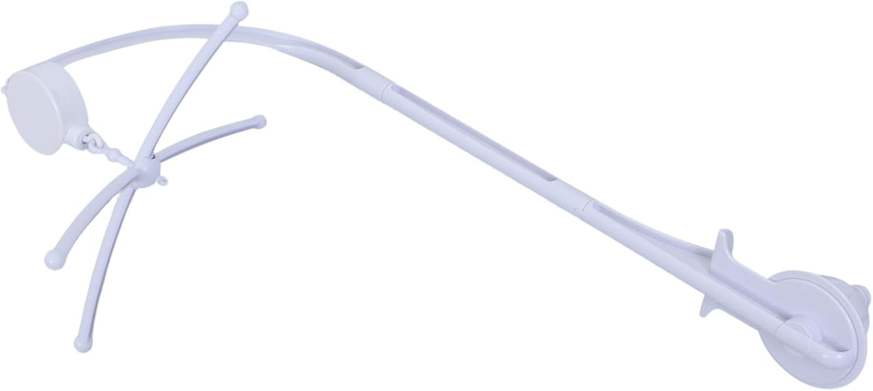 Adjustable Crib Mobile Arm with Bottom Clamp Multi-Functional Bell Bracket for Hanging Mobile Toys Easy Installation for Cribs Flexible Height for Positioning Stable Attachment For image number 5