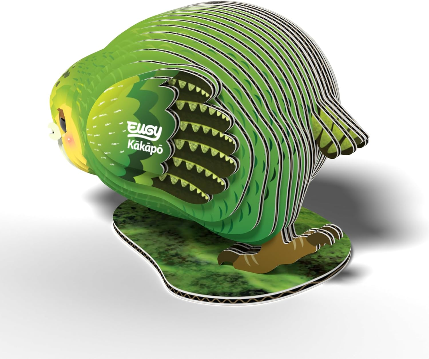 EUGY 099 Kakapo 3D Puzzle - 27 Piece Eco-Friendly Educational Toy Puzzle for Boys, Girls & Kids Ages 6+ image number 2