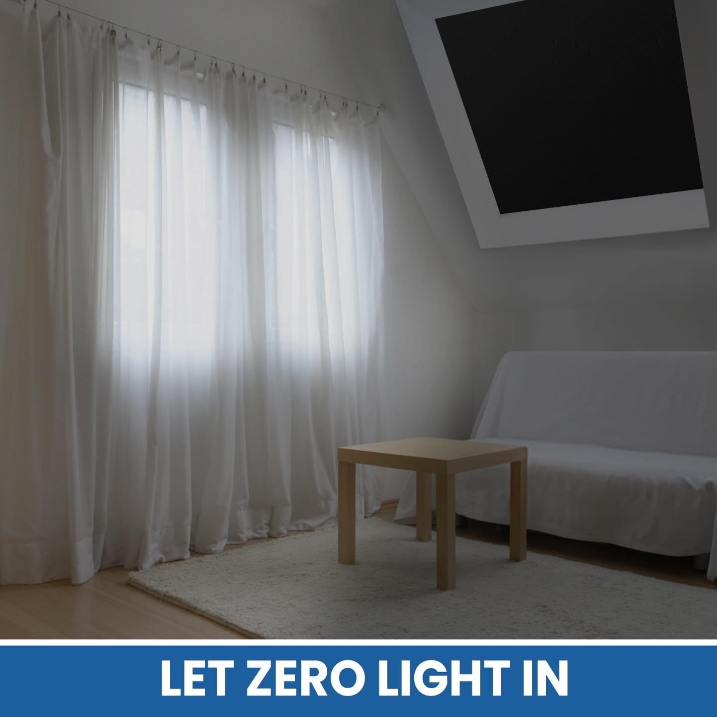 BKSAI Blackout Window Cover No Drill Cuttable 57X78 Inch 100% Black Out Windows Film Room Darkening Shades Traceless Removeable image number 1