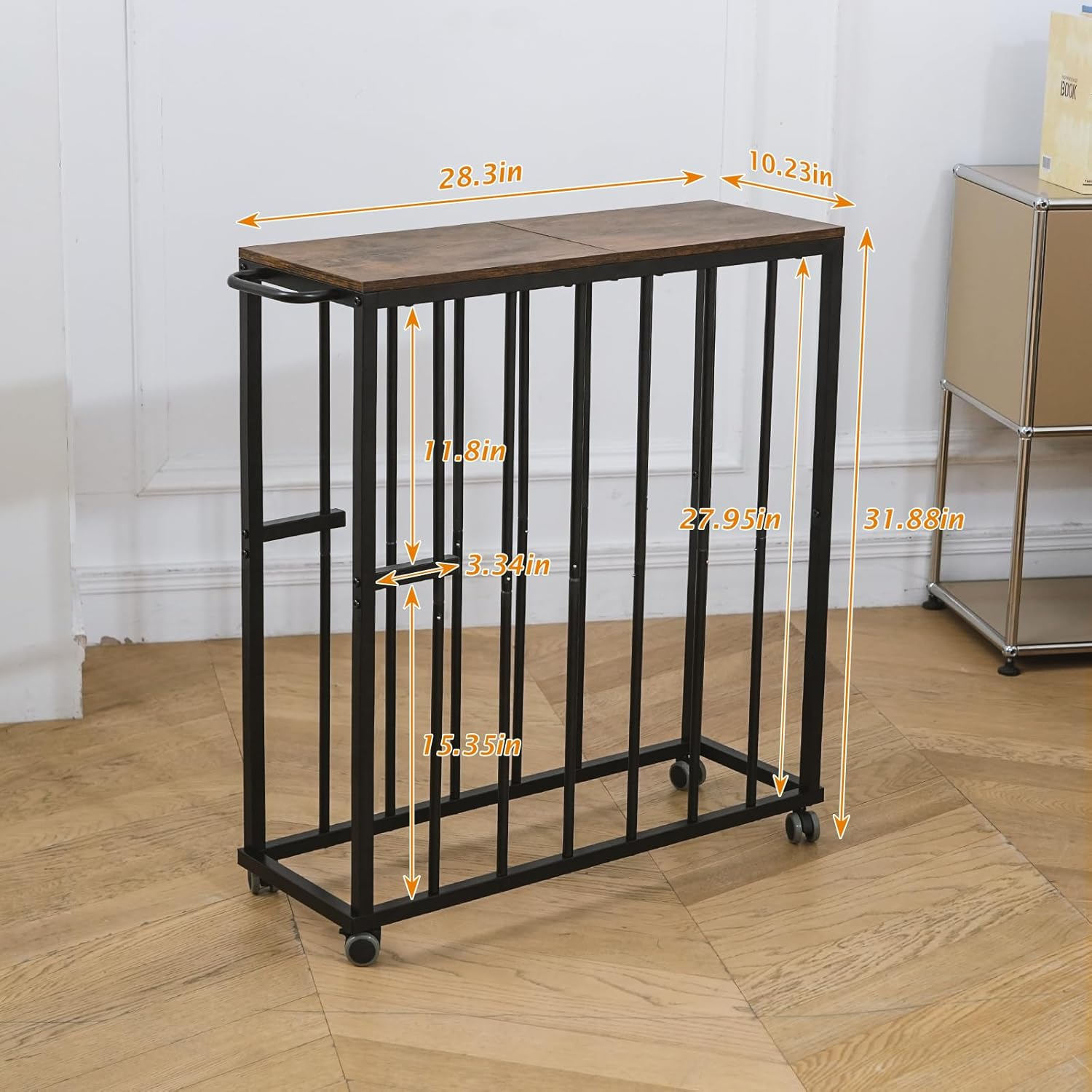 Ikkle Art Canvas Storage Rack, Drying Painting Rack with Wheels, Art Storage Easel Display Stands for Storage Canvas, Frame, Crafts, Drawing Boards and Artwork in Studio, Gallery