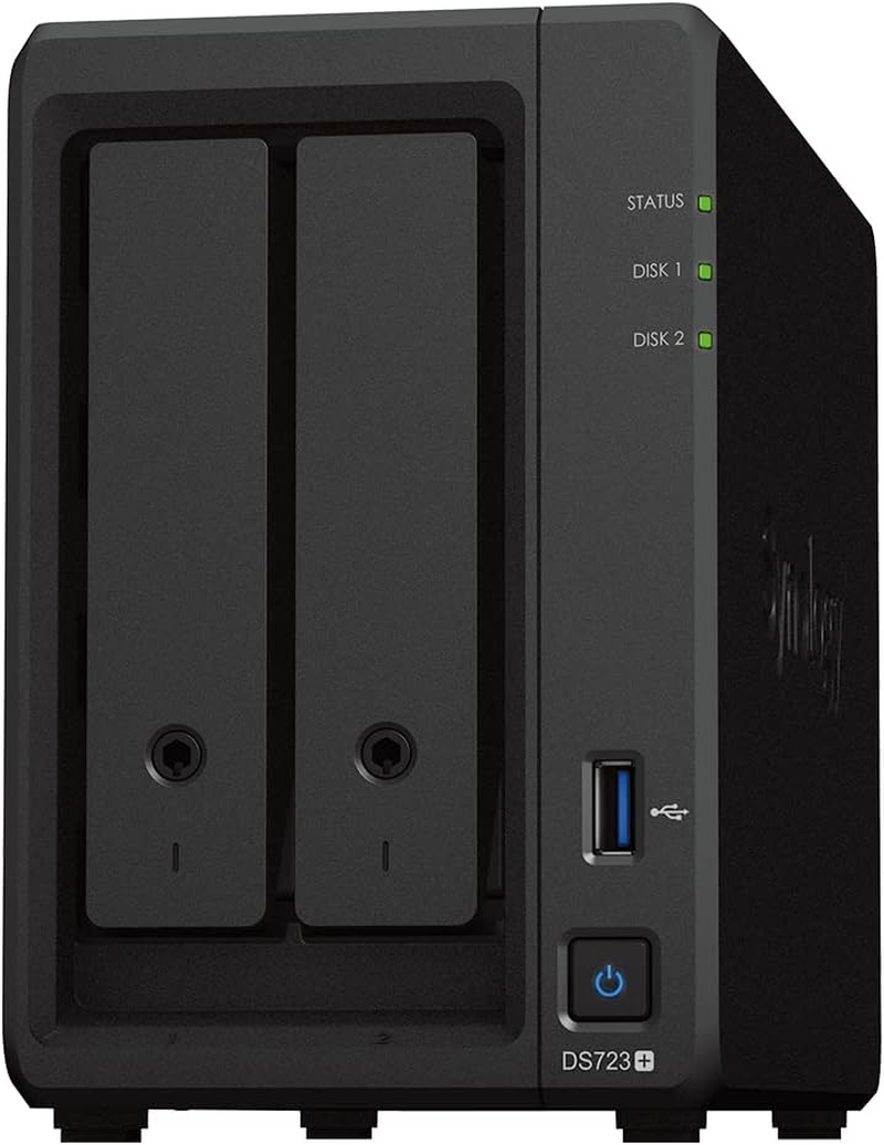Synology Diskstation DS723+ 2-Bay 3.5" Diskless 2Xgbe NAS (Scalable),Amd Ryzen R1600 Dual Core, 2GB RAM, 1Xusb3, Esata image number 2