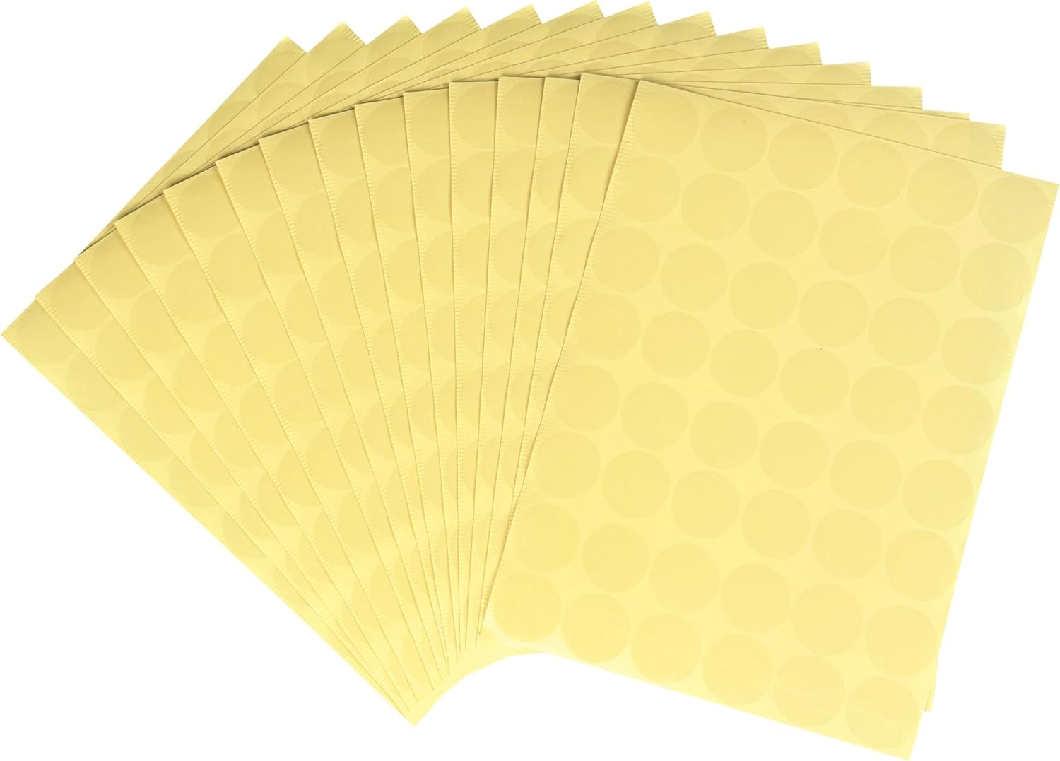 Clear round Labels - Package Seals Stickers - Transparent - 19Mm (25Mm, 32Mm, 50Mm), 1050 Pcs/15 Sheets (25Mm) image number 1