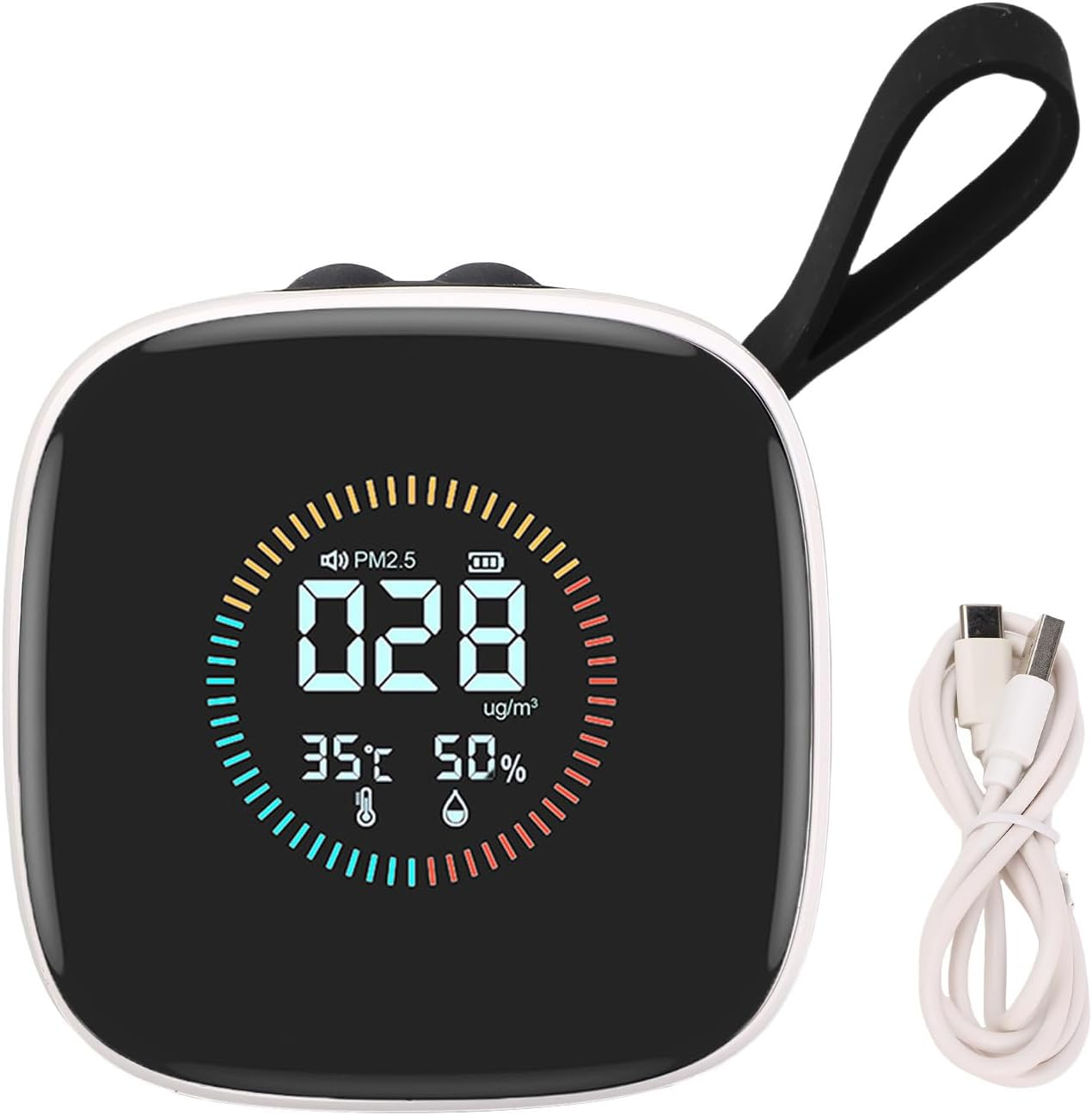 LCD Air Quality Meter Efficient PM2.5 Tester for Home Hotel Office Accurate Measurement