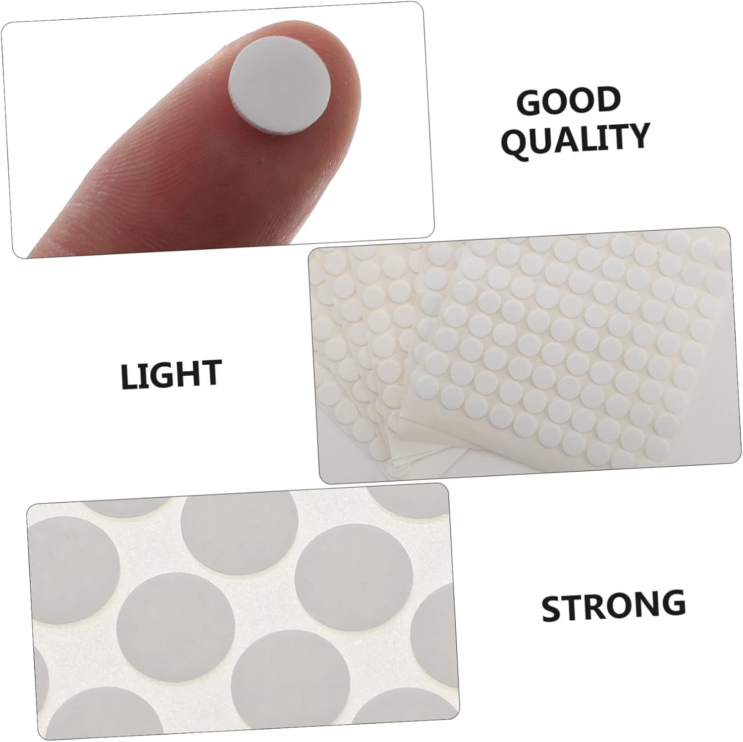 ULTECHNOVO 500Pcs DIY Supplies Foam Double-Sided Tape Strong Adhesion Mount for Car and Home image number 3