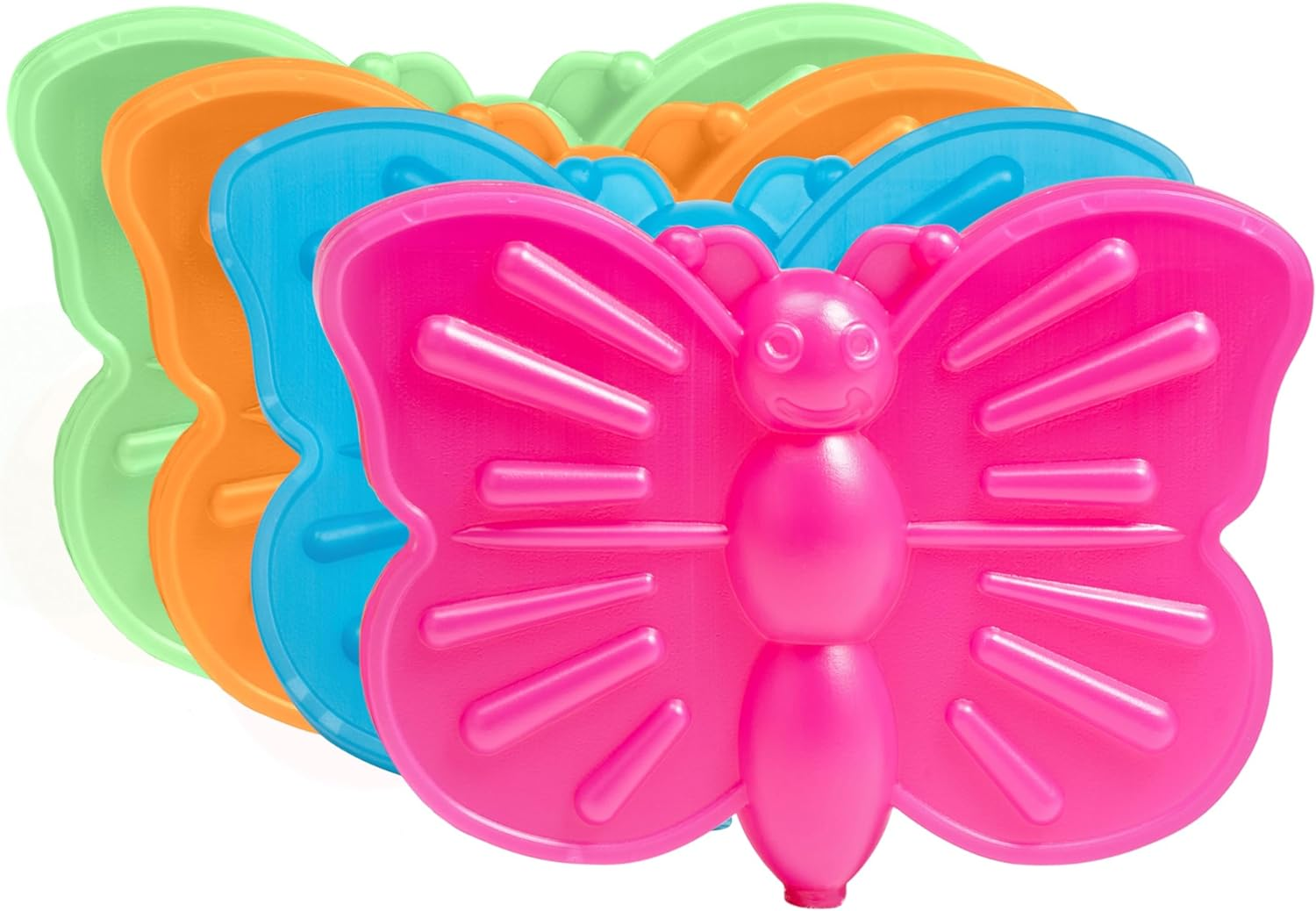 Cool Coolers Kids Lunch Box Ice Packs, Slim Ice Packs for Lunch Bags, Lunch Ice Packs Reusablemulticolored 4 Pack (Butterfly) image number 3