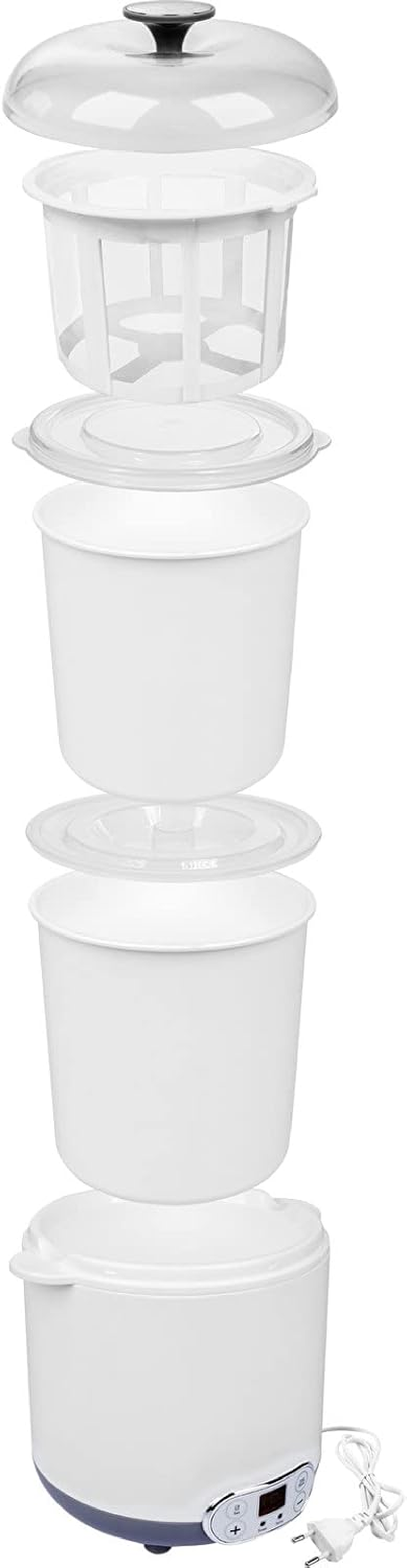 Browin 801013 Multifunctional Cheese and Yoghurt Device with 1.5 L Thermostat, White, Grey, Medium, Mittler image number 6