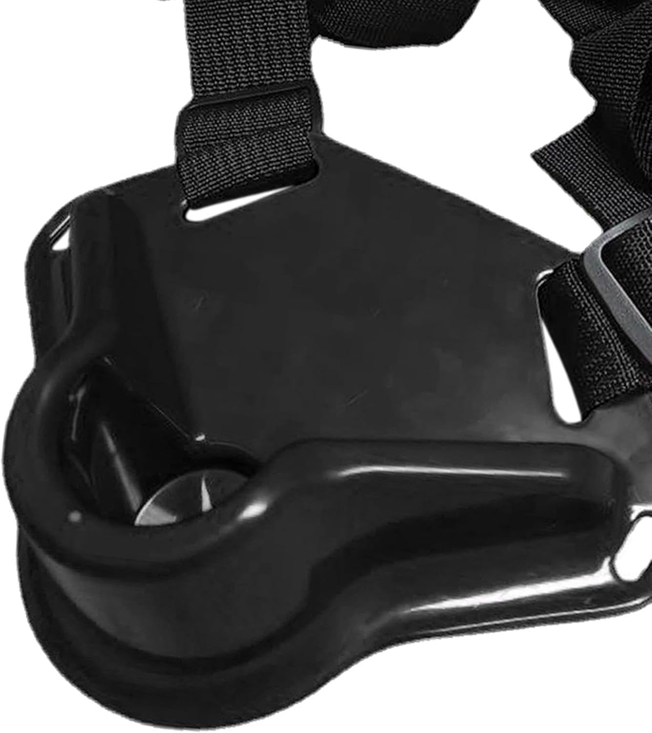 Koolsoo Fishing Belt Rod Holder, Waist Rod Pole Holder Sturdy Waist Belt Accessories, Offshore Gimbal Fighting Belt Belly Fishing Waist Rod Holder, Black image number 1