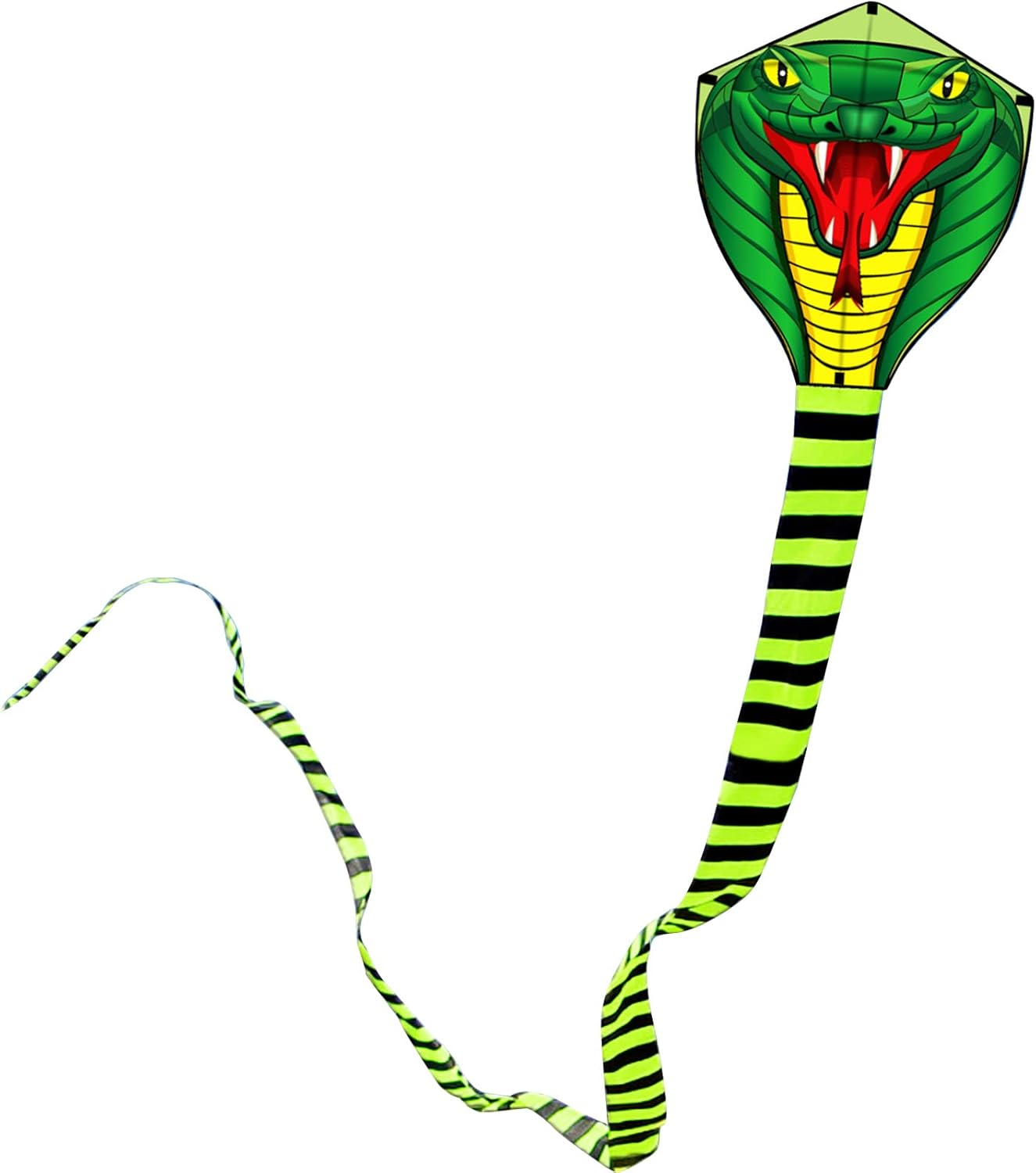 Touch the Sky 8 Metres Long Snake Kite for Children and Adults, Easy to Fly, Unique Structure Design, Excellent Outdoor Games and Activity Toys. Suitable for Beginners. image number 1