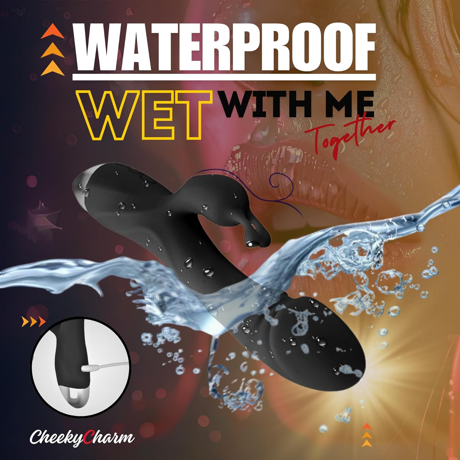 G-Spot Rabbit Vibrator - Dual Motor Clitoral Stimulator with 10X10 Vibration Patterns, Rechargeable Body-Safe Silicone, Waterproof IPX7 Rabbit Dildo for Women and Couples