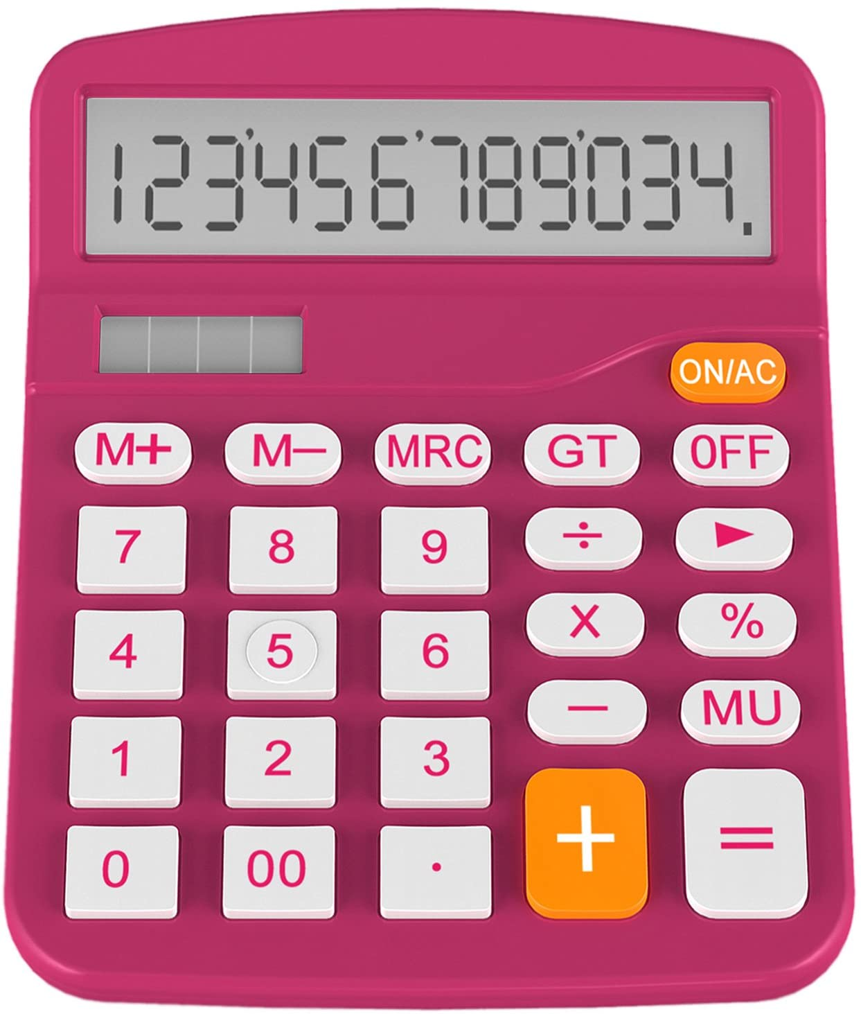 Helect Calculator, Standard Function Desktop Calculator (Plum)