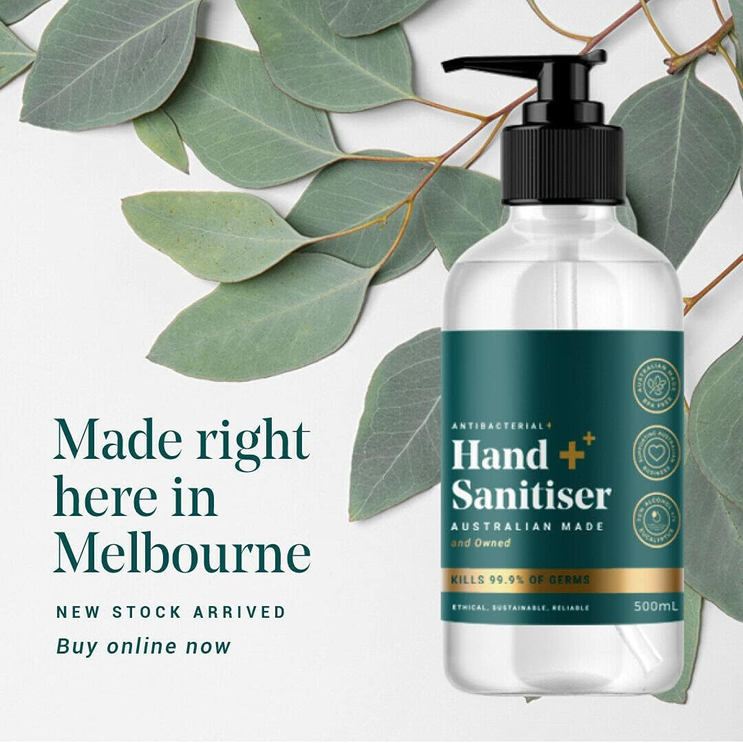 70% Alcohol Hand Sanitiser 12 Pack Cruelty Free Vegan AUS MADE Sanitiser image number 3