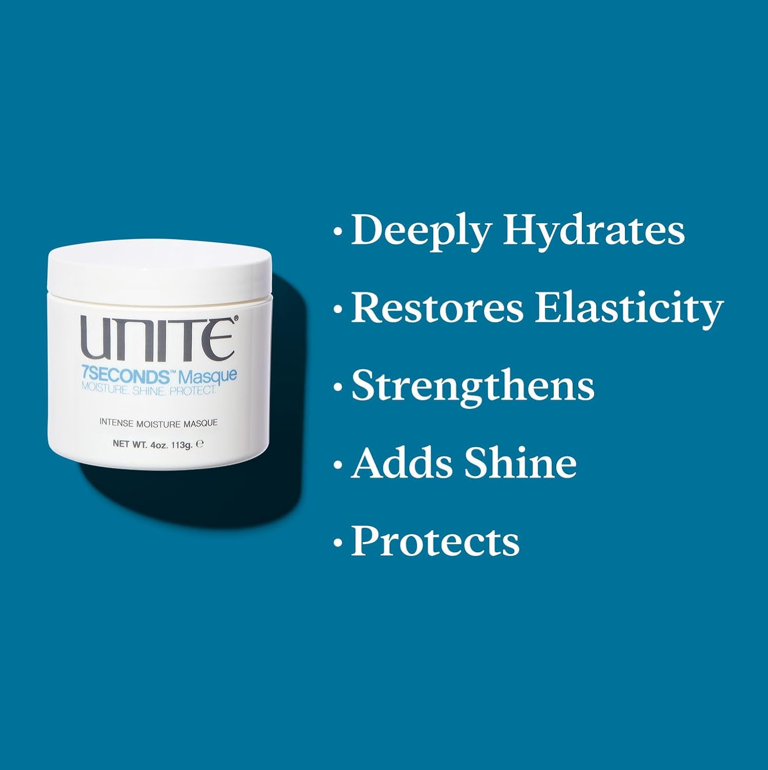 UNITE Hair &ndash; 7SECONDS Masque &ndash; Deep Conditioning Mask &ndash; Hydrates, Strengthens, Shines, Repairs, 113G image number 4
