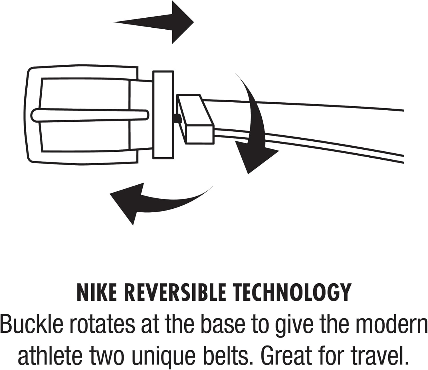 Nike Mens Classic Reversible Belt image number 4
