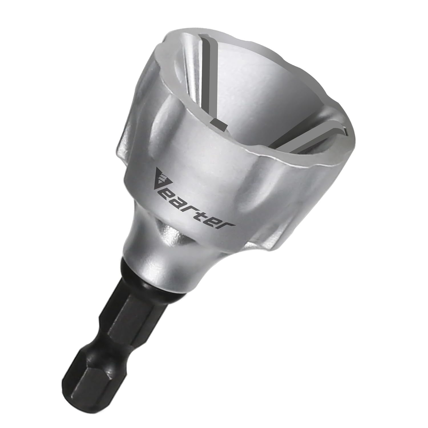 Vearter Deburring External Chamfer Tool for Metal, Countersink Chamfering Drill Bit with Carbide Blades, Bolt Thread Repair Tool Quick Release Hex Shank Fits 3Mm to 19Mm image number 6