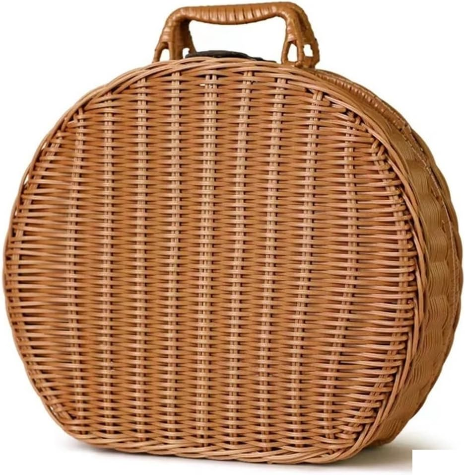 FRAMUN Suitcase Box Hand Luggage Suitcase Cartoon Suitcase Boy and Girl Drag Suitcase Toddler Suitcase (Color : Brown) image number 1